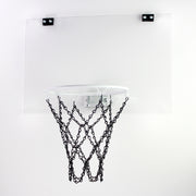 Safis White w/Black Chain