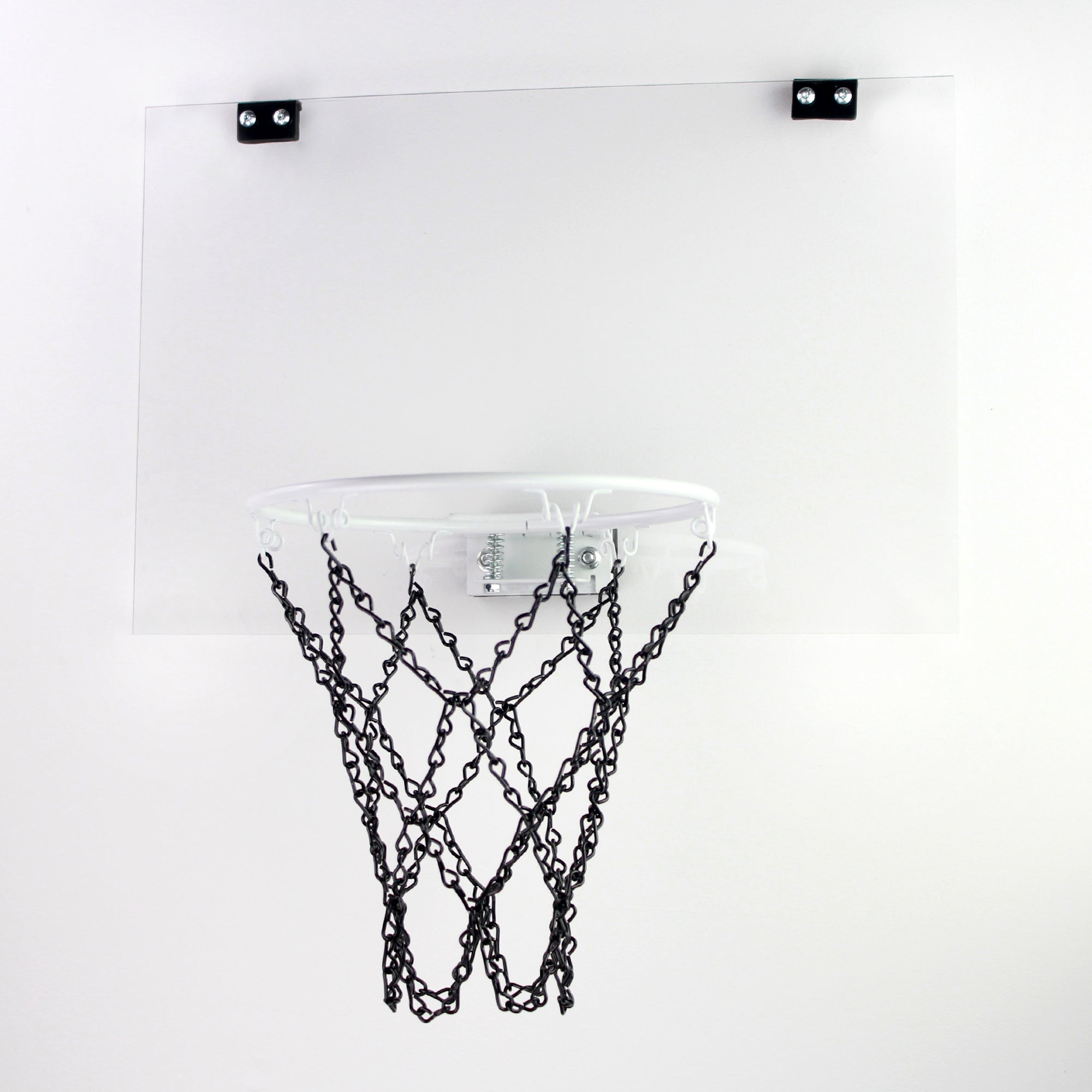 Safis White w/Black Chain