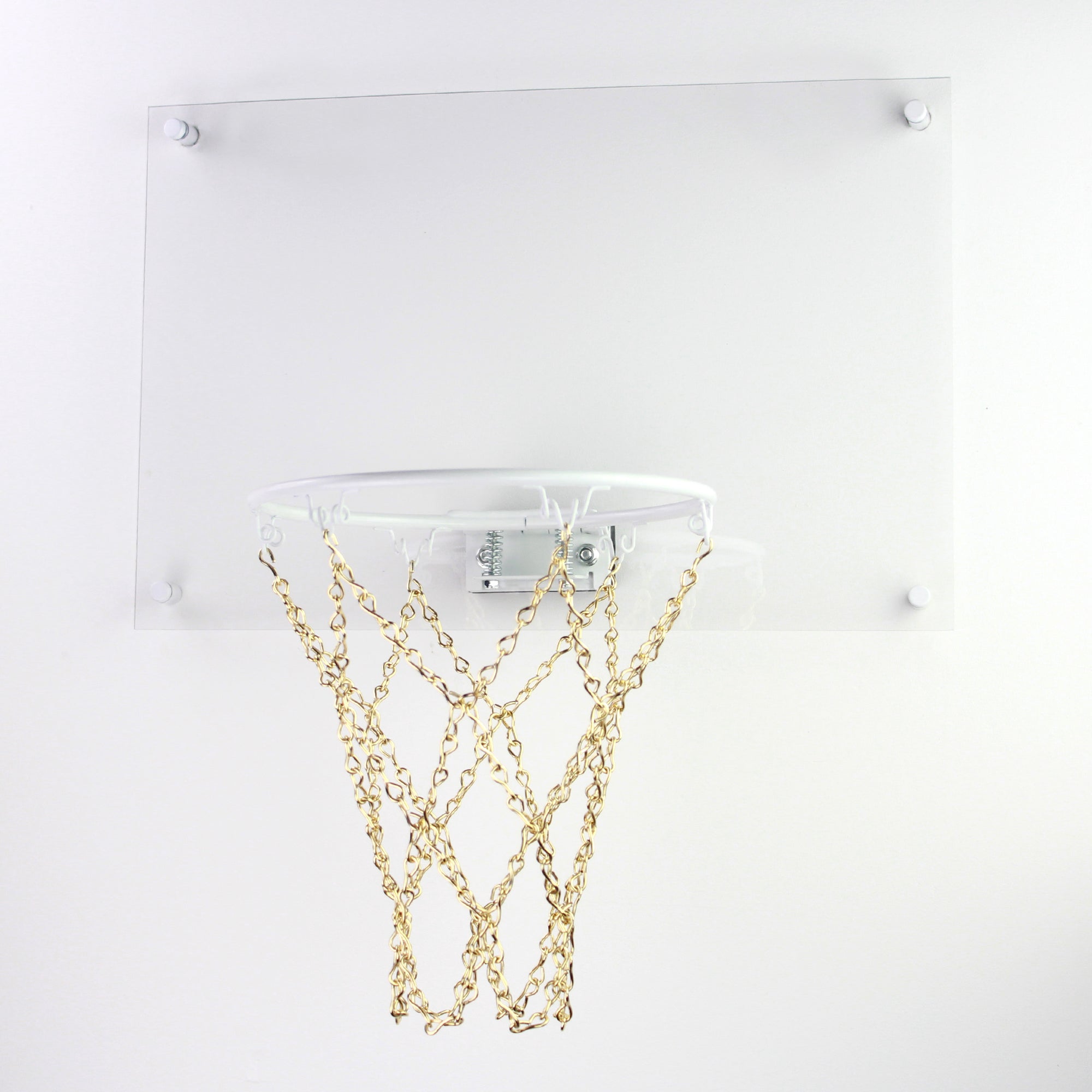 Safis White w/Gold Chain